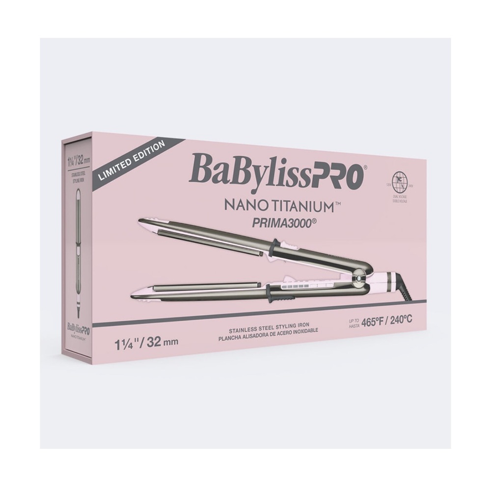 Babyliss Pro Prima3000 Straightening Iron in Pink